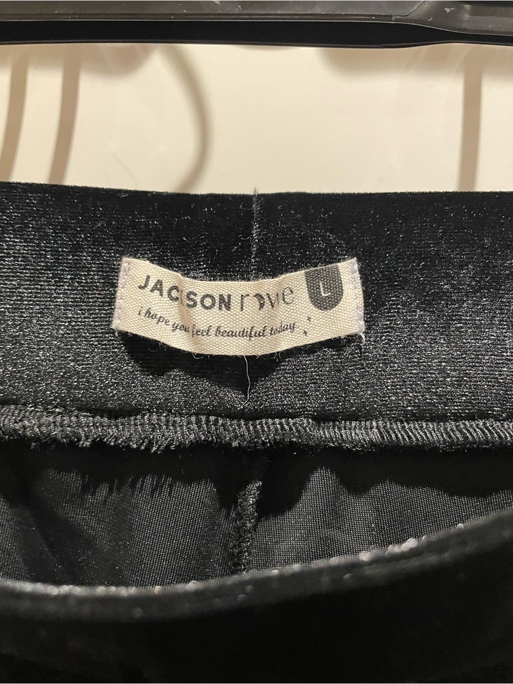 NWT Jackson Rowe Black Women's Velvet Lounge Set